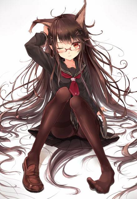 二次元眼镜萌娘美图系列8（5）