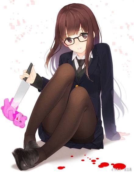 精选二次元黑丝美少女图集3（13）