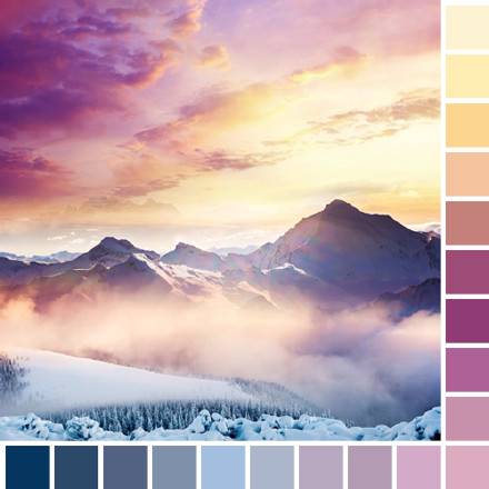 大自然告诉你哪些是舒服的配色方案