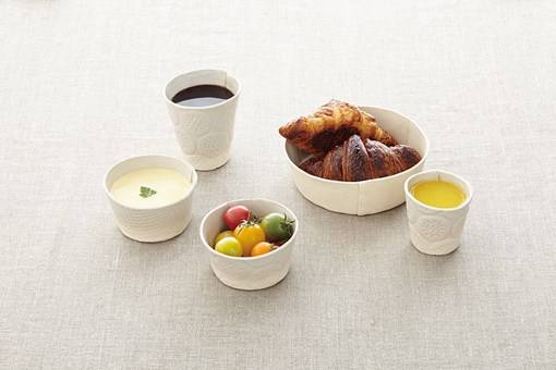 饼干纹理与触感的纯色创意水杯设计