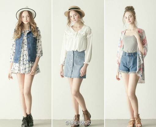 2016夏季女孩穿衣混搭女装推荐图片