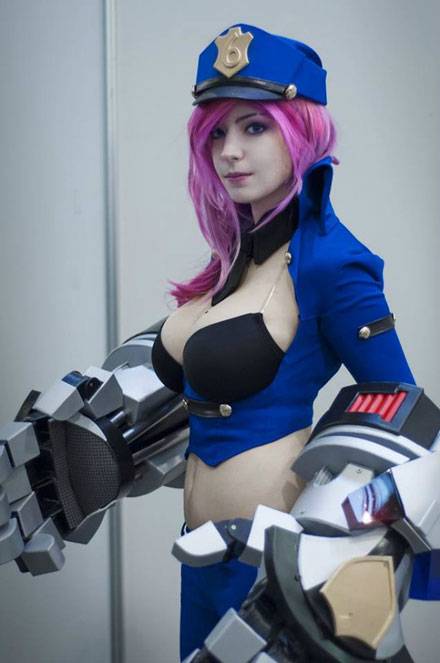 LOL皮城执法官蔚福利COS（12）