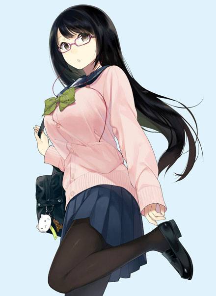 二次元眼镜萌娘美图系列8（9）