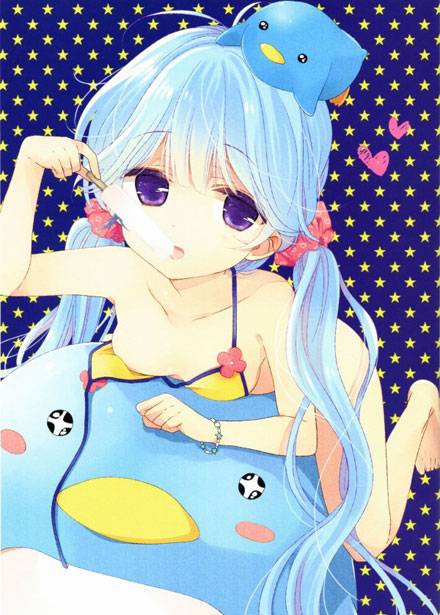 二次元冰淇淋美少女夏日美图集（15）