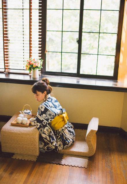 90后嫩模柳侑绮最新日系浴衣写真集（11）