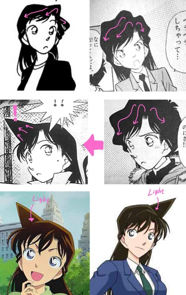 《小兰的髮型之谜》绘师图解解答长年以来的谜题... - 图片8