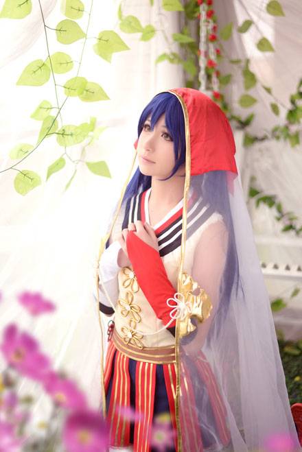 园田海未童话觉醒仙鹤报恩COS（5）