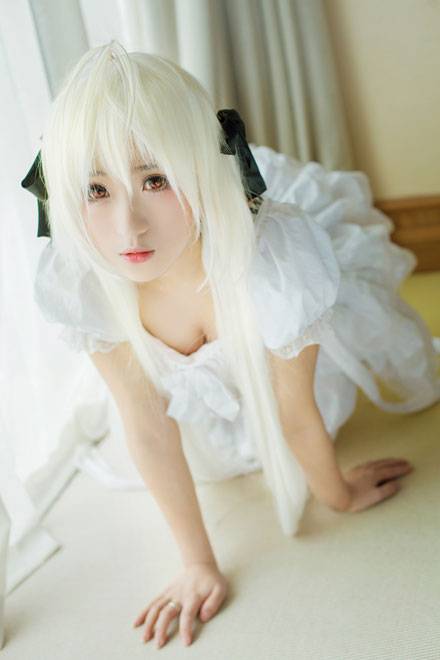 春日野穹内衣白丝福利COS（3）