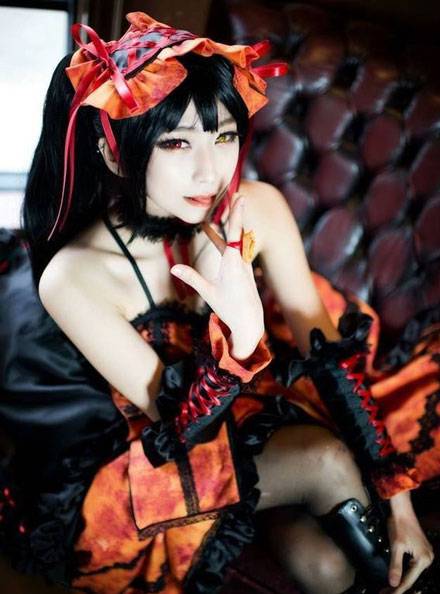 螺旋猫dolljj双色瞳萝莉时崎狂三cos（9）