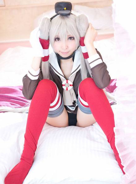 舰娘天津风11区萌妹福利cos（14）