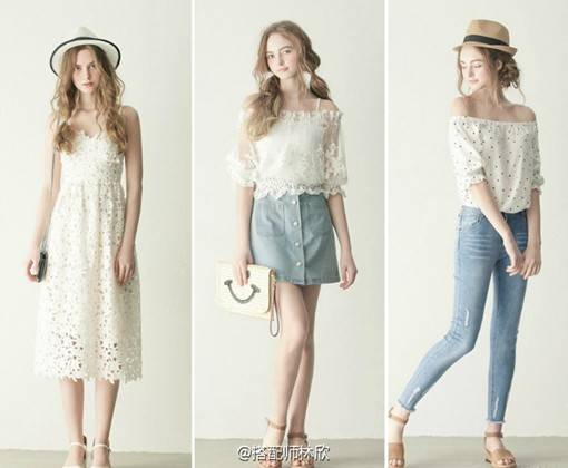 2016夏季女孩穿衣混搭女装推荐图片