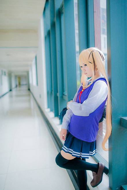 清纯萌妹泽村英梨梨制服COS（4）
