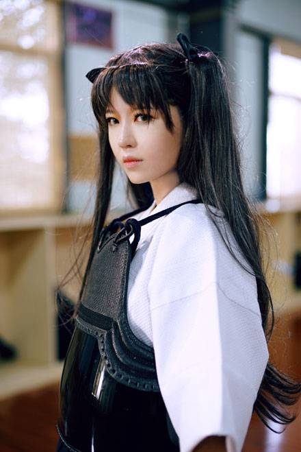 萌妹《Fate》远坂凛COS（4）