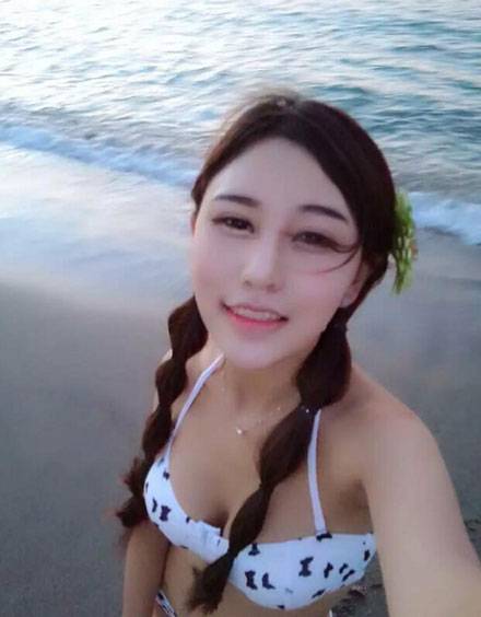 甜美嫩模Milk楚楚沙滩比基尼写真（13）