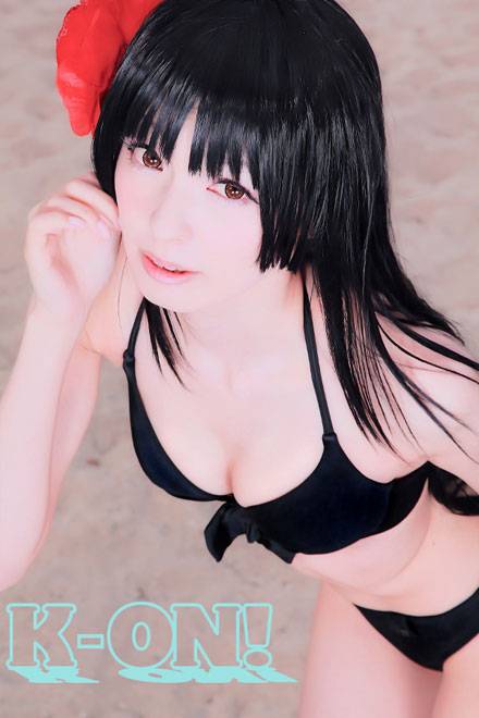 《轻音少女》秋山澪比基尼COS（3）