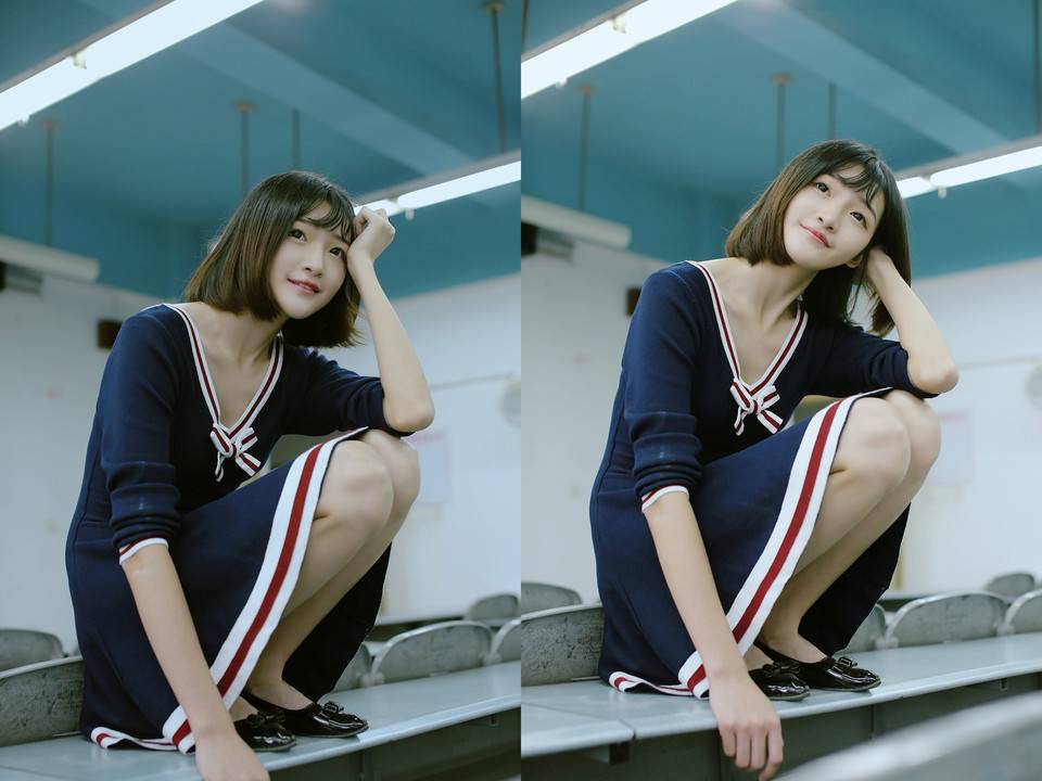 短发女孩，第2张