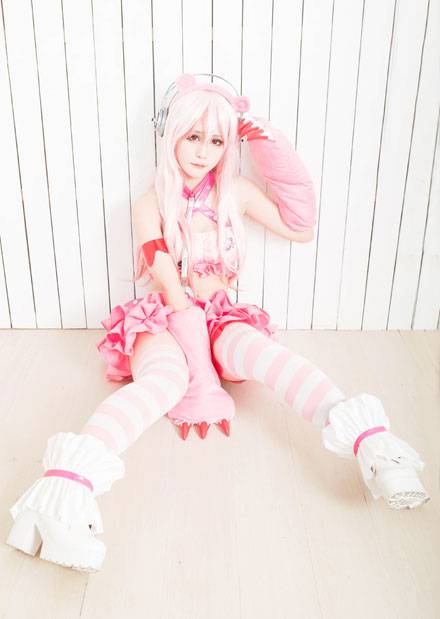 清纯软妹超级索尼子甜美COS（4）