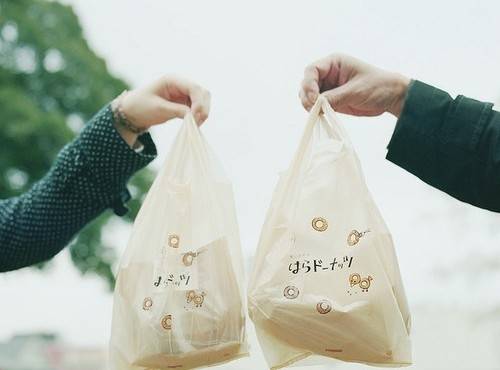 购物袋子小清新图片