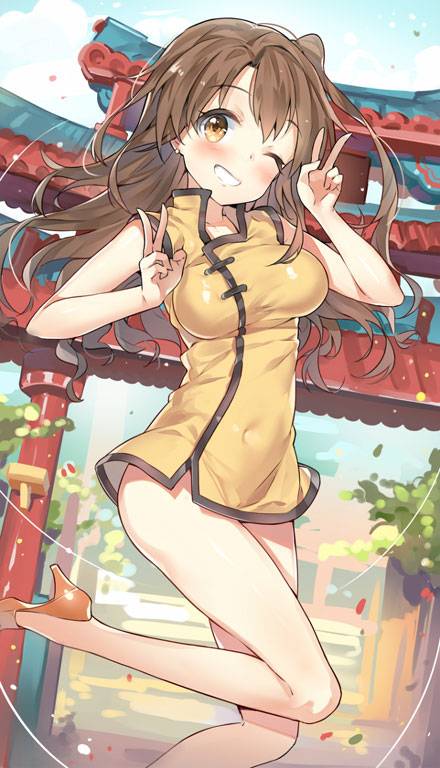 感觉温暖的动漫美女-014