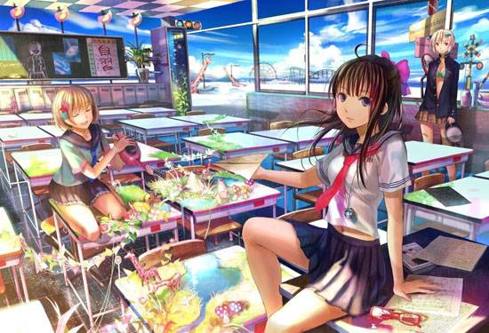 二次元夏日美少女图集(15)