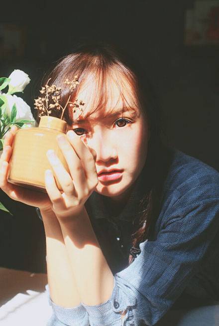 双马尾少女日系胶片写真（4）