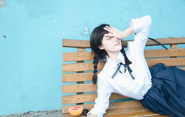 最美校服女生高晴日系制服写真（9）