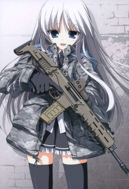 帅气枪械美少女美图(11)