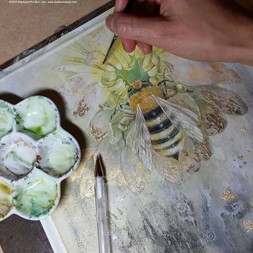 插画师Stephanie Law奇幻色彩的唯美水彩画欣赏