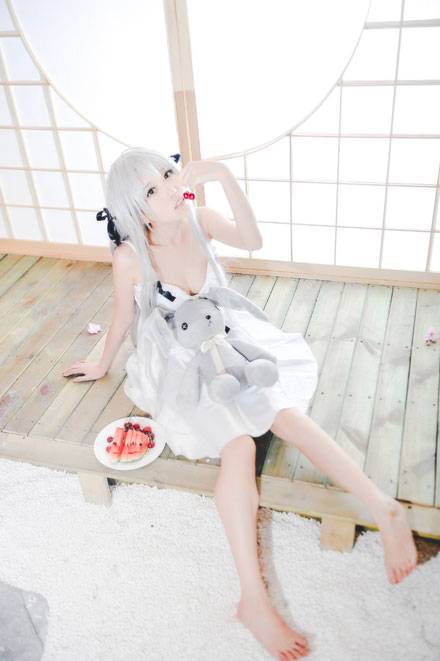 《缘之空》春日野穹睡裙COS（1）