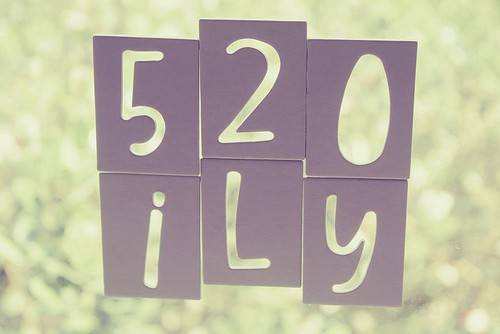 数字520小清新图片