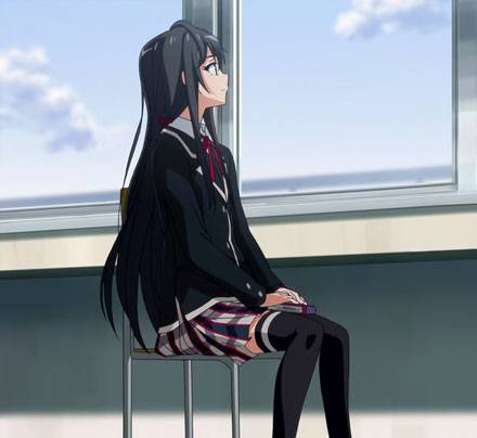 黑长直美少女雪之下雪乃美图(6)