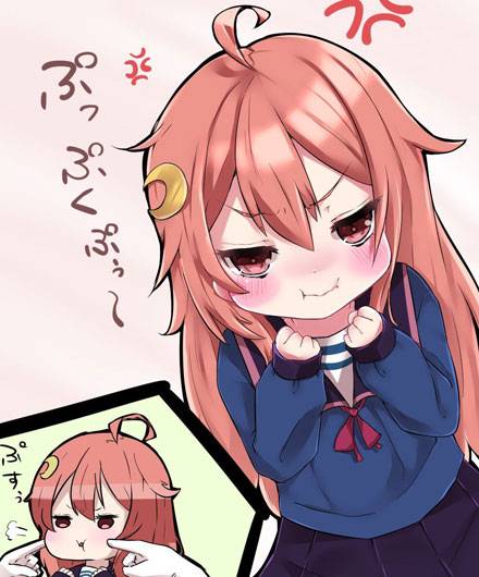 二次元嘟嘴美少女可爱图集（10）