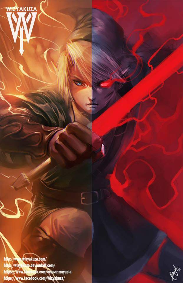 《动漫人物半颜艺术画》Wizyakuza 艺术家华丽呈献 - 图片16