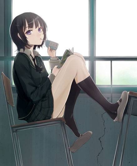 二次元短发清纯美少女图集(3)