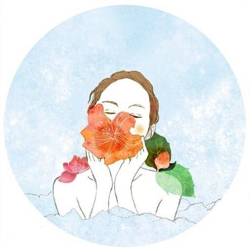 可爱文艺的小清新卡通女生头像