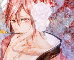 由插画剪裁来的唯美二次元风男生女生头像图片