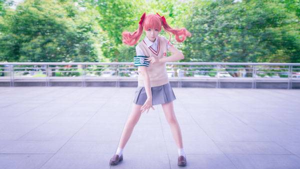 双马尾少女白井黑子神还原COS（8）