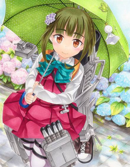 二次元打伞美少女精美图集（11）