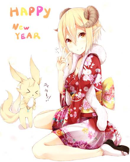 二次元美少女2015恭贺新年图集二（11）