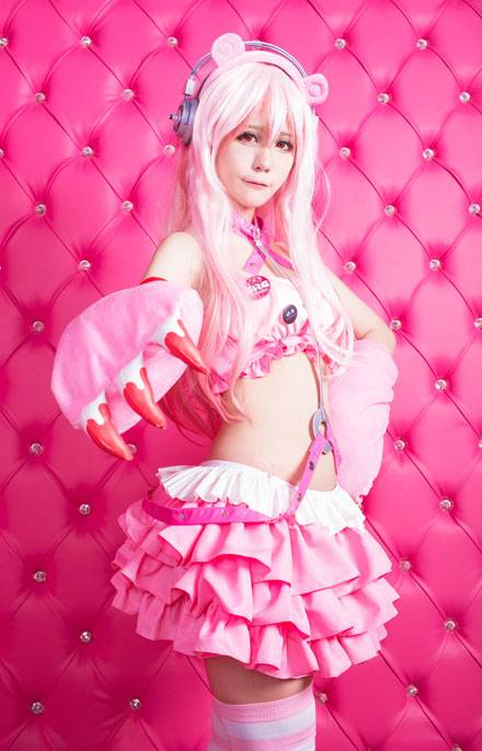 清纯软妹超级索尼子甜美COS（10）