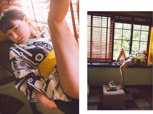 90后嫩模柳侑绮最新日系浴衣写真（12）