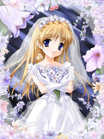 动漫婚纱少女图集（14）