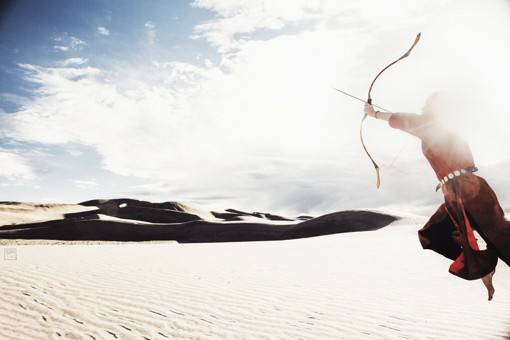 弯弓辞_摄影师无限TX的古风人像摄影