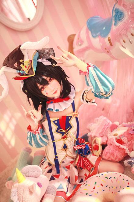 可爱萌妹矢泽妮可马戏团觉醒COS（3）