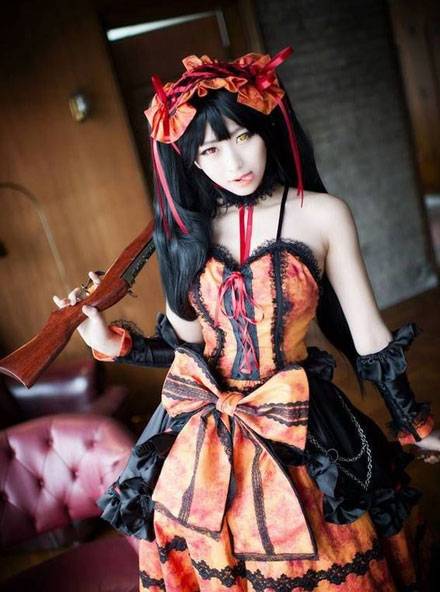 螺旋猫dolljj双色瞳萝莉时崎狂三cos（14）