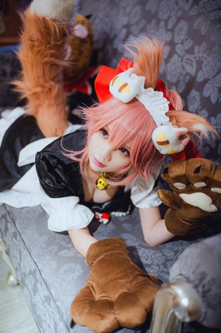甜美萌妹COS《Fate》玉藻猫（10）