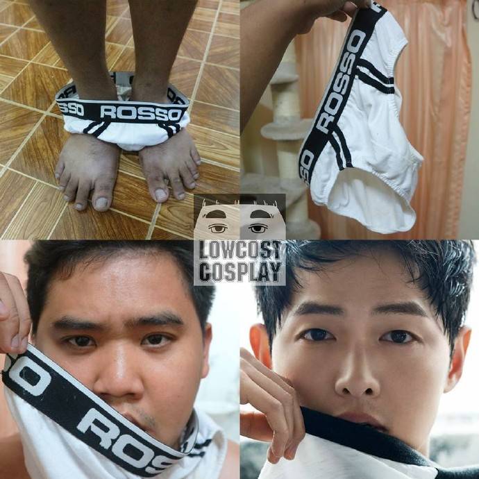 泰国小伙的低成本COS秀，辣眼睛的很