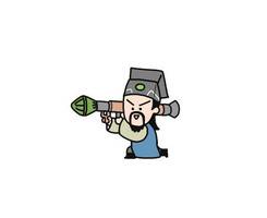 恶搞风格的Q版搞笑包青天卡通人物微信头像