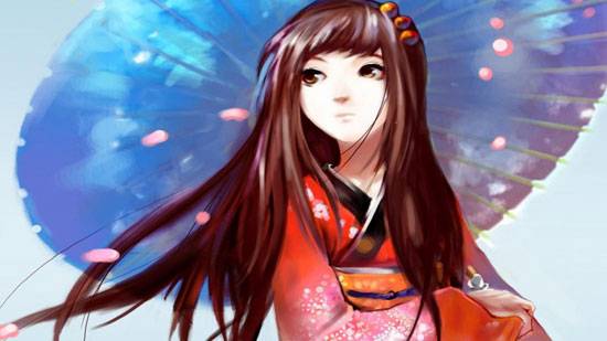 二次元打伞美少女合集(13)