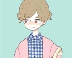 甜美小清新的卡通漫画风格情侣头像图片